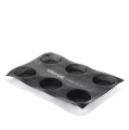 Forma do ciast kruchych, francuskich i tart Airplus Round Ø8,5 cm, perforowana - Silikomart
