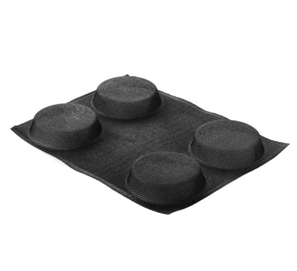 Forma do ciast kruchych, francuskich i tart Airplus Round Ø12 cm, perforowana - Silikomart