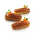 Forma do ciast kruchych, francuskich, bułeczek i tart Airplus 4x9,5 cm, perforowana - Silikomart