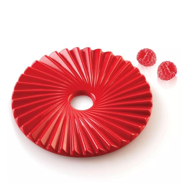 Forma silikonowa do dekoracji ciast i tortów Plissé Ø14 cm - Silikomart