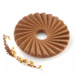 Forma silikonowa do topów na monoporcje i mini tarty Plissé Ø7,5 cm - Silikomart