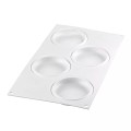 Silikonowa forma do monoporcji i insertów okrągła Decor Round Ø8,5 cm - Silikomart