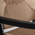 Fotel pleciony z drewnianą ramą Dalvik - Vical