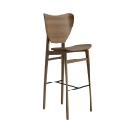 Hoker z oparciem Elephant 75, dąb Light Smoked - NORR11