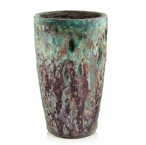 Wysoka donica ceramiczna mrozoodporna 70 cm - Polnix