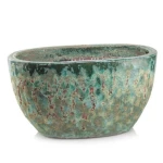 Podłużna donica ogrodowa ceramiczna 38x20 cm - Polnix