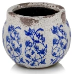 Ceramiczna osłonka z efektem postarzania Ø 18 cm - Polnix