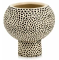 Osłonka ceramiczna na nodze Ø 16 cm ze wzorem w cętki - Polnix