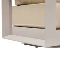 Fotel ogrodowy obrotowy Allure Beige Oatmeal - Hesperide