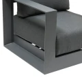 Fotel ogrodowy obrotowy Allure Graphite Grey - Hesperide