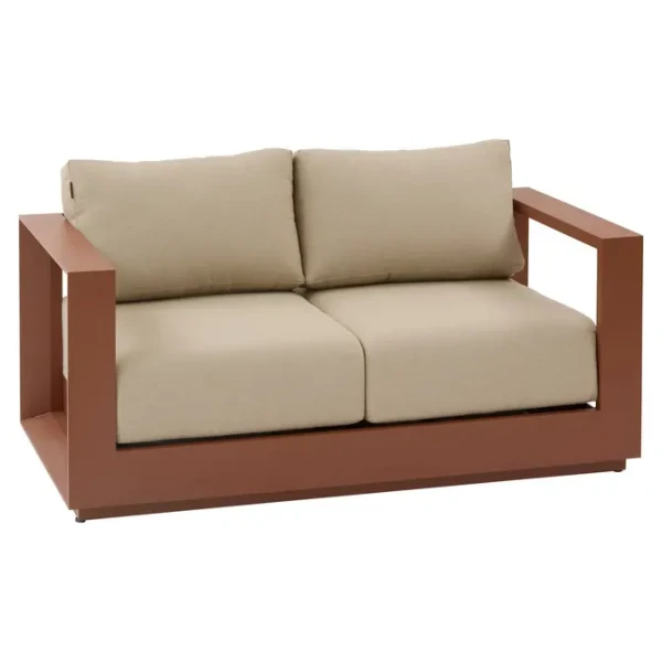 Sofa ogrodowa dwuosobowa Allure, Beige Mahogany - Hesperide 