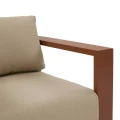 Sofa ogrodowa dwuosobowa Allure, Beige Mahogany - Hesperide