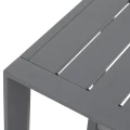 Niski stolik ogrodowy Allure 79x79x30 cm, grafitowy - Hesperide
