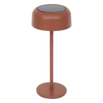 Lampa solarna stołowa Bolty 30 cm z aluminium, Mahogany - Hesperide