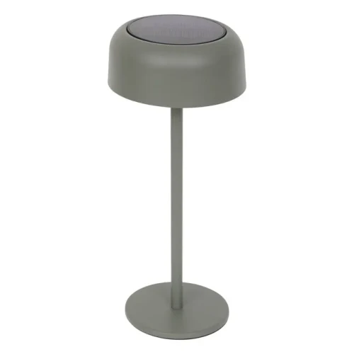 Lampa solarna stołowa Bolty 30 cm z aluminium, Laurel green - Hesperide