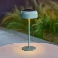 Lampa solarna stołowa Bolty 30 cm z aluminium, Laurel green - Hesperide