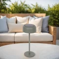 Lampa solarna stołowa Bolty 30 cm z aluminium, Laurel green - Hesperide