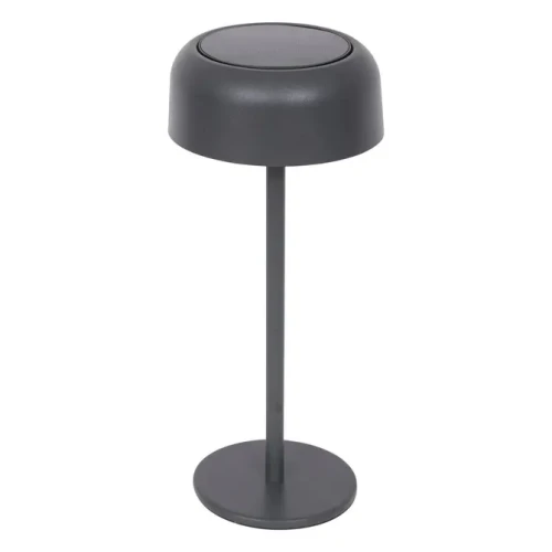 Lampa solarna stołowa Bolty 30 cm z aluminium, grafit - Hesperide