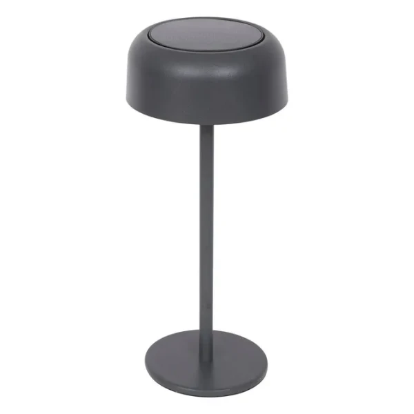 Lampa solarna stołowa Bolty 30 cm z aluminium, grafit - Hesperide