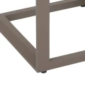 Mały stolik ogrodowy aluminiowy 38 x 38 cm Evasion, Coffee - Hesperide