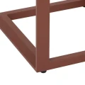 Mały stolik ogrodowy aluminiowy 38 x 38 cm Evasion, Mahogany - Hesperide