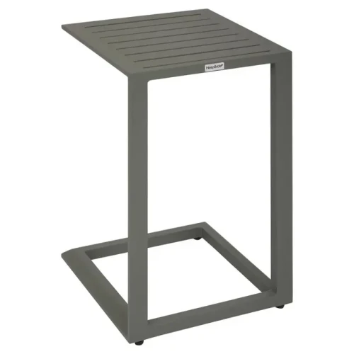 Mały stolik ogrodowy aluminiowy 38 x 38 cm Evasion, Laurel green - Hesperide