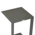 Mały stolik ogrodowy aluminiowy 38 x 38 cm Evasion, Laurel green - Hesperide