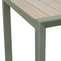Stół ogrodowy 4-osobowy Evasion 119.5x80, Laurel Green - Hesperide