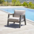 Fotel na taras aluminiowy Axiome, Praline - Hesperide