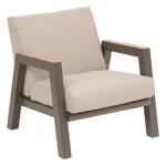 Fotel na taras aluminiowy Axiome, Praline - Hesperide