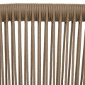 Krzesło ogrodowe z plecionką i poduszkami Nelora z aluminium i olefin - Hesperide