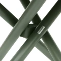 Stół ogrodowy okrągły 4-osobowy Nebullia z aluminium 105 cm, Laurel green - Hesperide