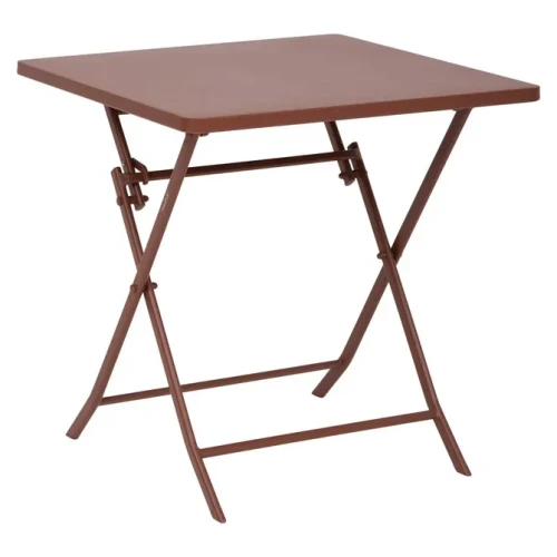 Stolik ogrodowy składany Greensboro 70x70, Mahogany - Hesperide