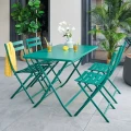 Stół ogrodowy składany 4-osobowy Greensboro 110x70, Opal green - Hesperide