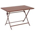 Stół ogrodowy składany 4-osobowy Greensboro 110x70, Mahogany - Hesperide