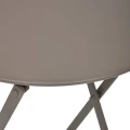 Stolik ogrodowy składany okrągły Greensboro Ø60, 2-osobowy, Coffee - Hesperide