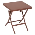 Mały stolik ogrodowy składany Greensboro 40x40, Mahogany - Hesperide
