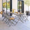 Krzesło ogrodowe składane Greensboro, Coffee - Hesperide