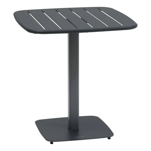 Stolik ogrodowy stalowy Alegoria 70x70, Graphite - Hesperide