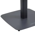 Stolik ogrodowy stalowy Alegoria 70x70, Graphite - Hesperide