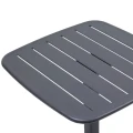 Stolik ogrodowy stalowy Alegoria 70x70, Graphite - Hesperide