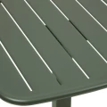 Stolik ogrodowy stalowy Alegoria 70x70, Laurel green - Hesperide