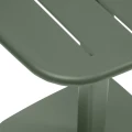 Stolik ogrodowy stalowy Alegoria 70x70, Laurel green - Hesperide