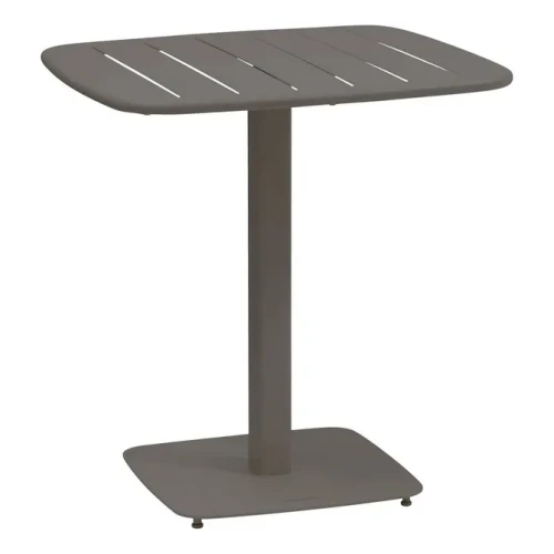 Stolik ogrodowy stalowy Alegoria 70x70, Coffee - Hesperide