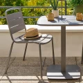 Stolik ogrodowy stalowy Alegoria 70x70, Coffee - Hesperide