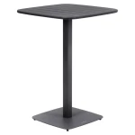 Stolik ogrodowy wysoki Alegoria 70x70, Graphite - Hesperide