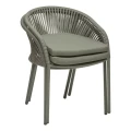 Krzesło ogrodowe z podłokietnikami Oryon, Laurel green zielone - Hesperide