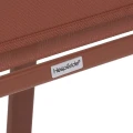 Krzesło ogrodowe sztaplowane z podłokietnikami Essentia, Mahogany - Hesperide
