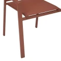 Krzesło ogrodowe sztaplowane z podłokietnikami Essentia, Mahogany - Hesperide