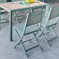 Krzesła ogrodowe składane Essentia, 4 szt, Laurel Green - Hesperide